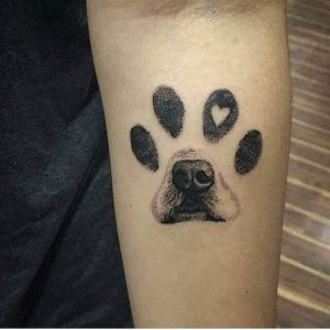 25 Best Paw Print Tattoos with Meanings and Ideas - Body Art Guru