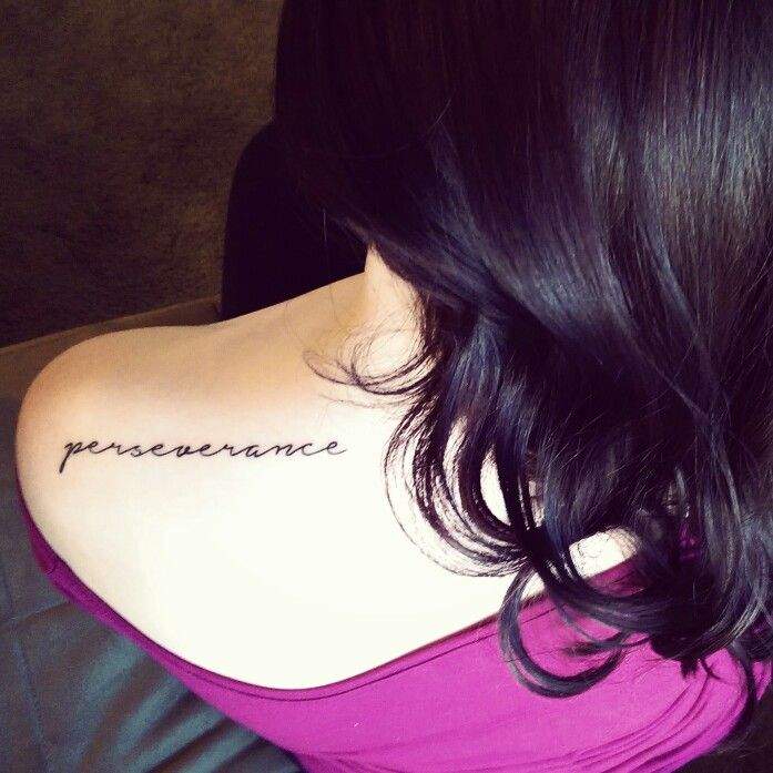 perseverance tattoo