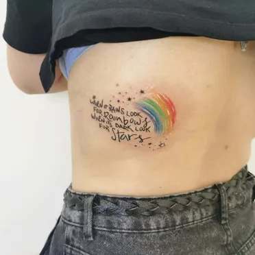 20 Beautiful Rainbow Tattoo Designs and Ideas 2023