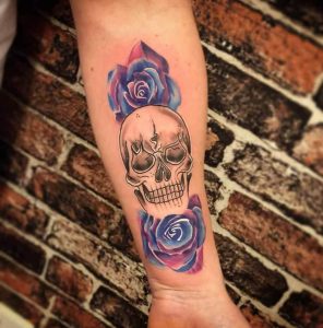 Rose and Skull