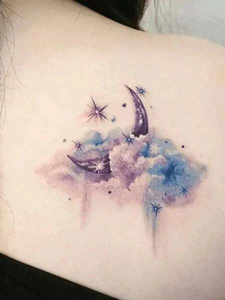 tattoos for girls on shoulder stars