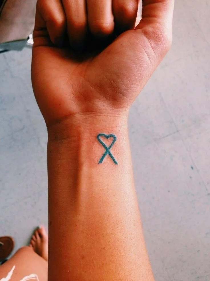 brain cancer symbol tattoos