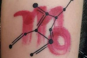 31 Virgo Constellation Tattoo Designs with Ideas with Meanings