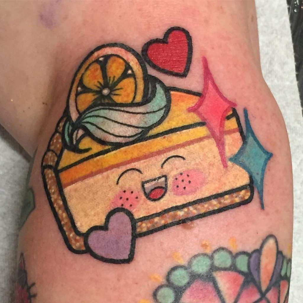 55+ Cake Tattoo Designs with Meanings and Ideas Body Art Guru
