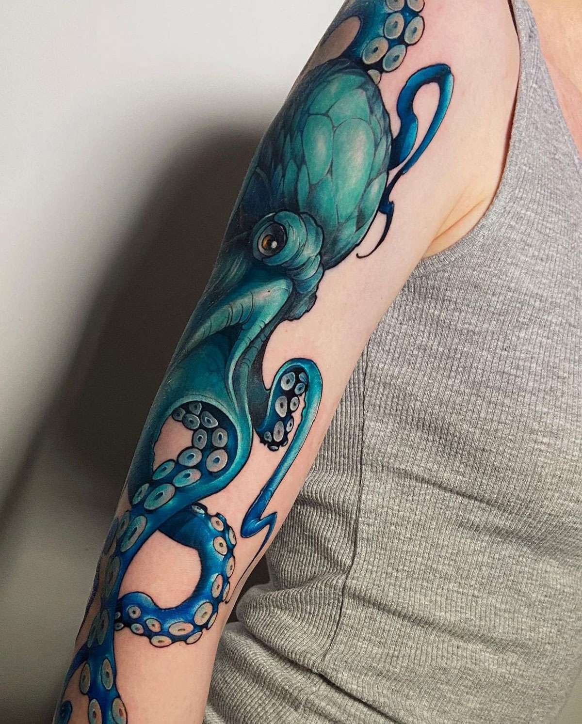 octopus eye tattoo