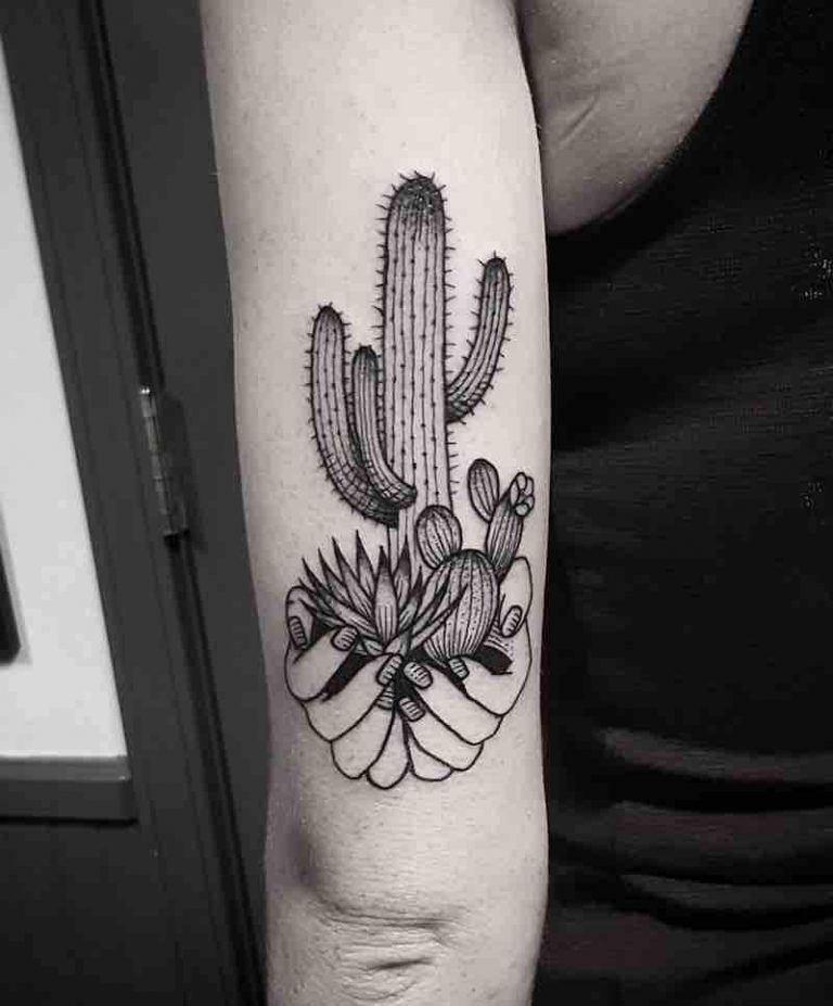 100+ Best Cactus Tattoo Designs with Ideas and Meanings - Body Art Guru