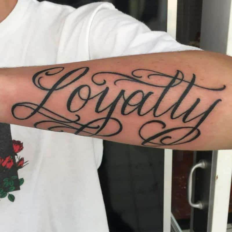 Loyalty Over Love Tattoo