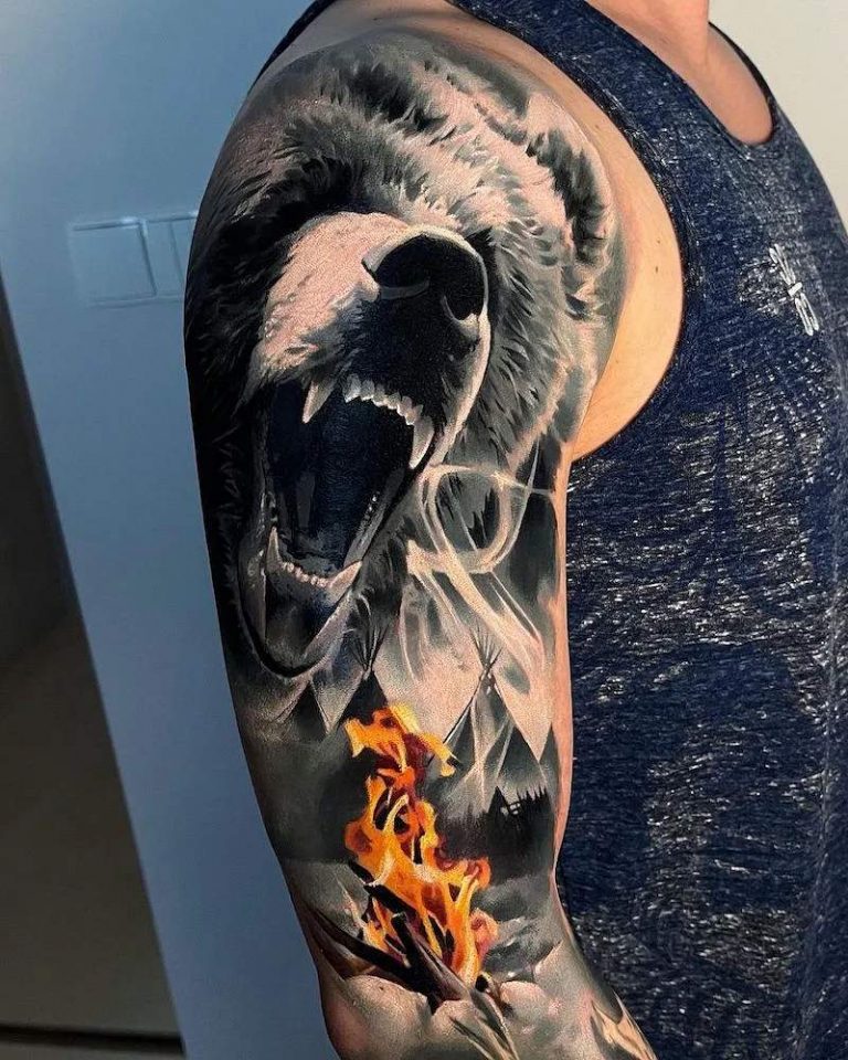 170+ Amazing Bear Tattoo Designs with Meanings and Ideas Body Art Guru
