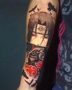 Itachi Uchiha Tattoos with Ideas and their Meanings - Body Art Guru